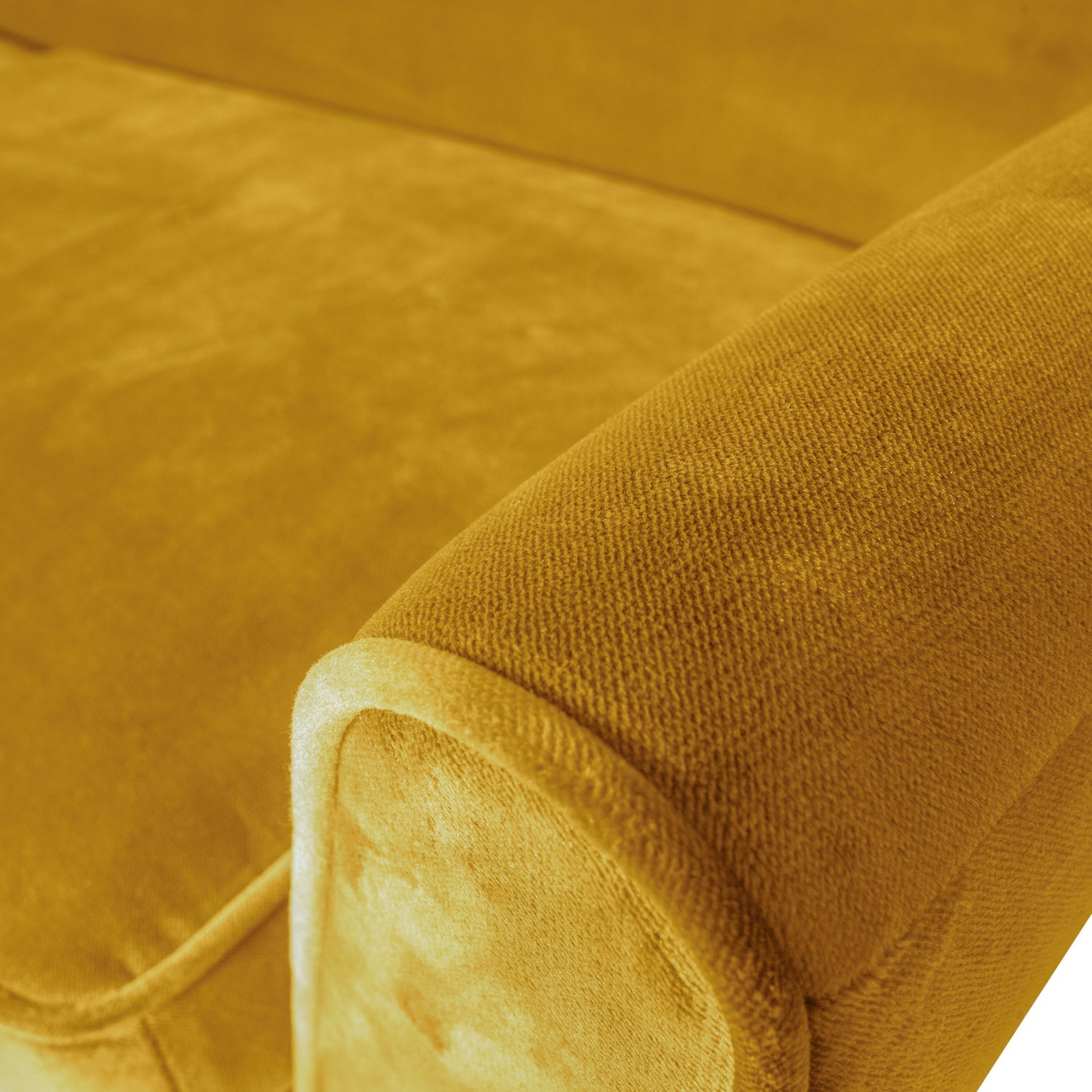 ROCCO XL sofa, ochre velvet