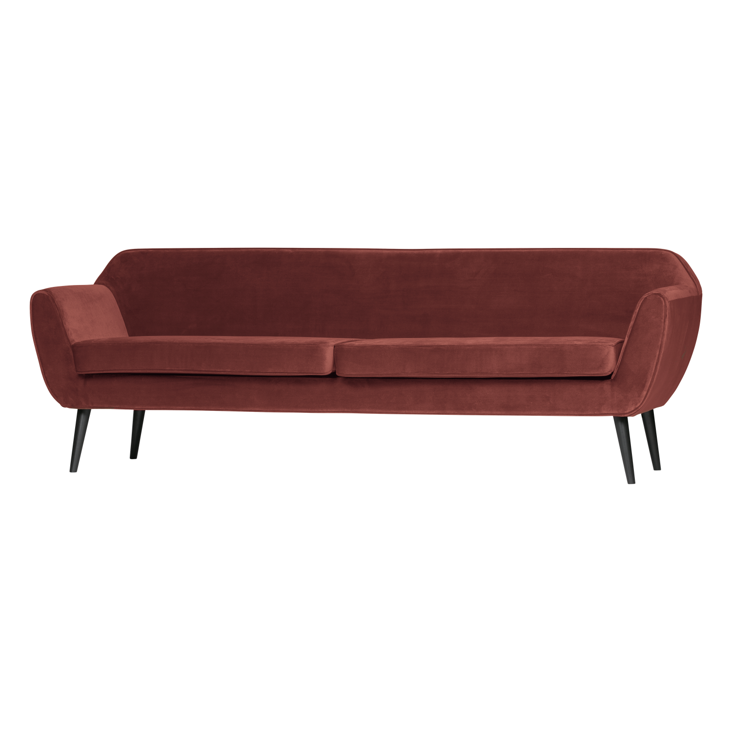 Dīvāns ROCCO XL 230 cm, samta bordo sarkans