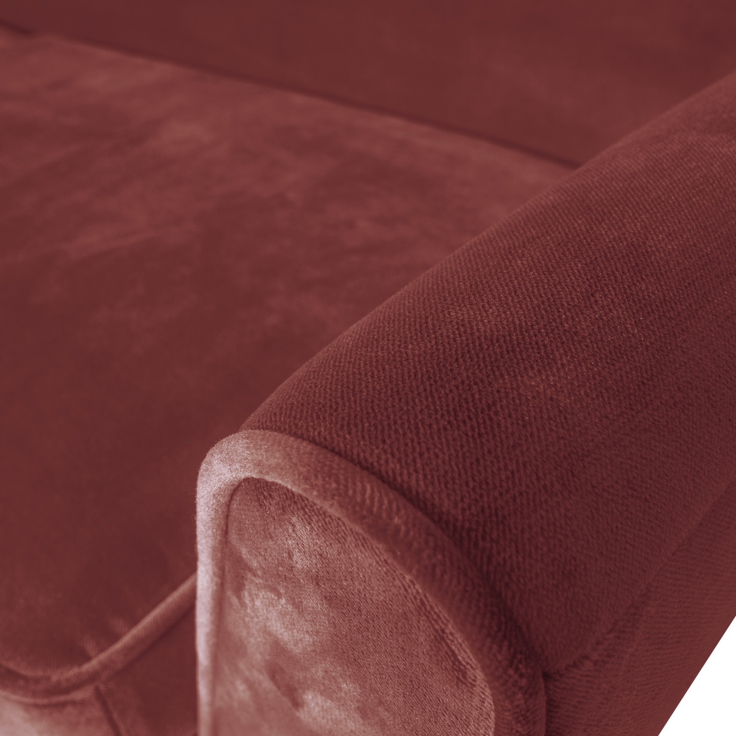 Dīvāns ROCCO XL 230 cm, samta bordo sarkans
