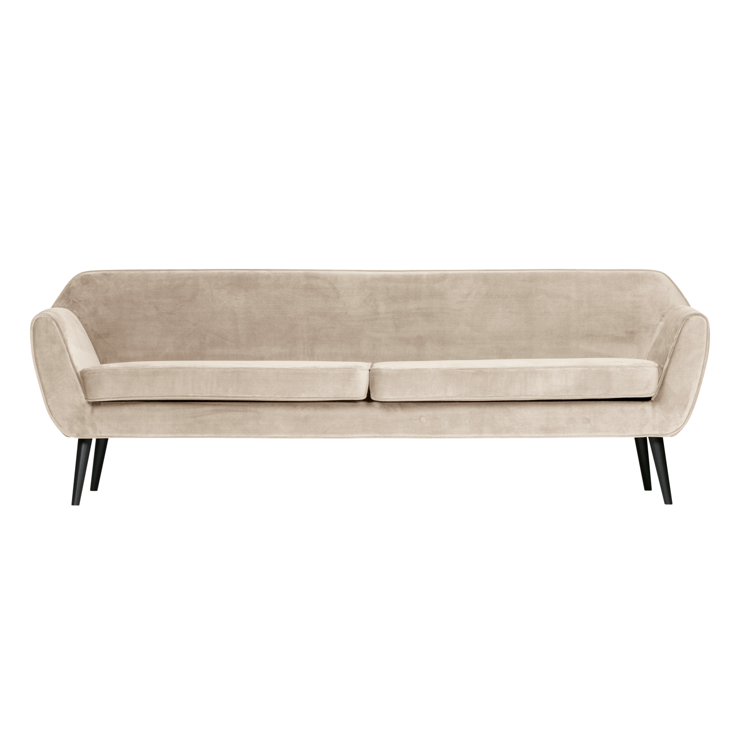 Sofa ROCCO XL 230 cm, aksominis kreminis baltas