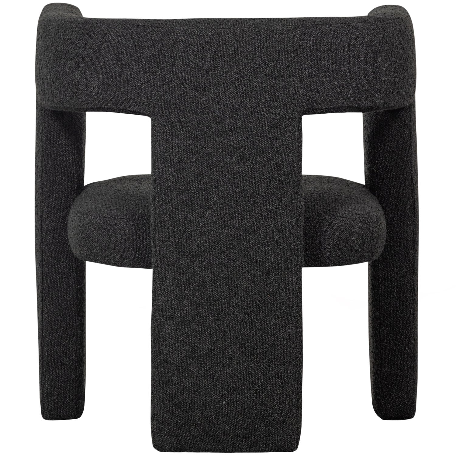 Fotelis TIWA, boucle, tamsiai pilkos spalvos