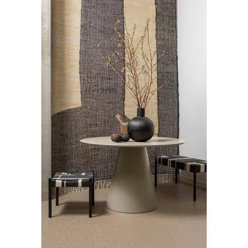 JORRE apvalus stalas, 120 cm, pagamintas – elegantiškas ir kompaktiškas | namuideja.lt | stalas