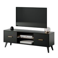 TV staliukas SAVONI, juodas, 140 cm