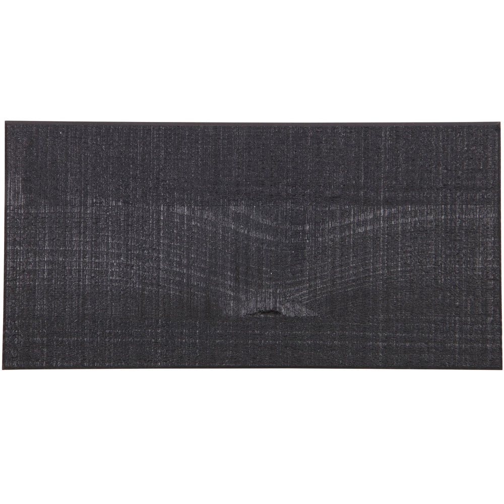 WOODSAMPLE ROUGH SAWN OFF BLACK [RAL 9004] [fsc]