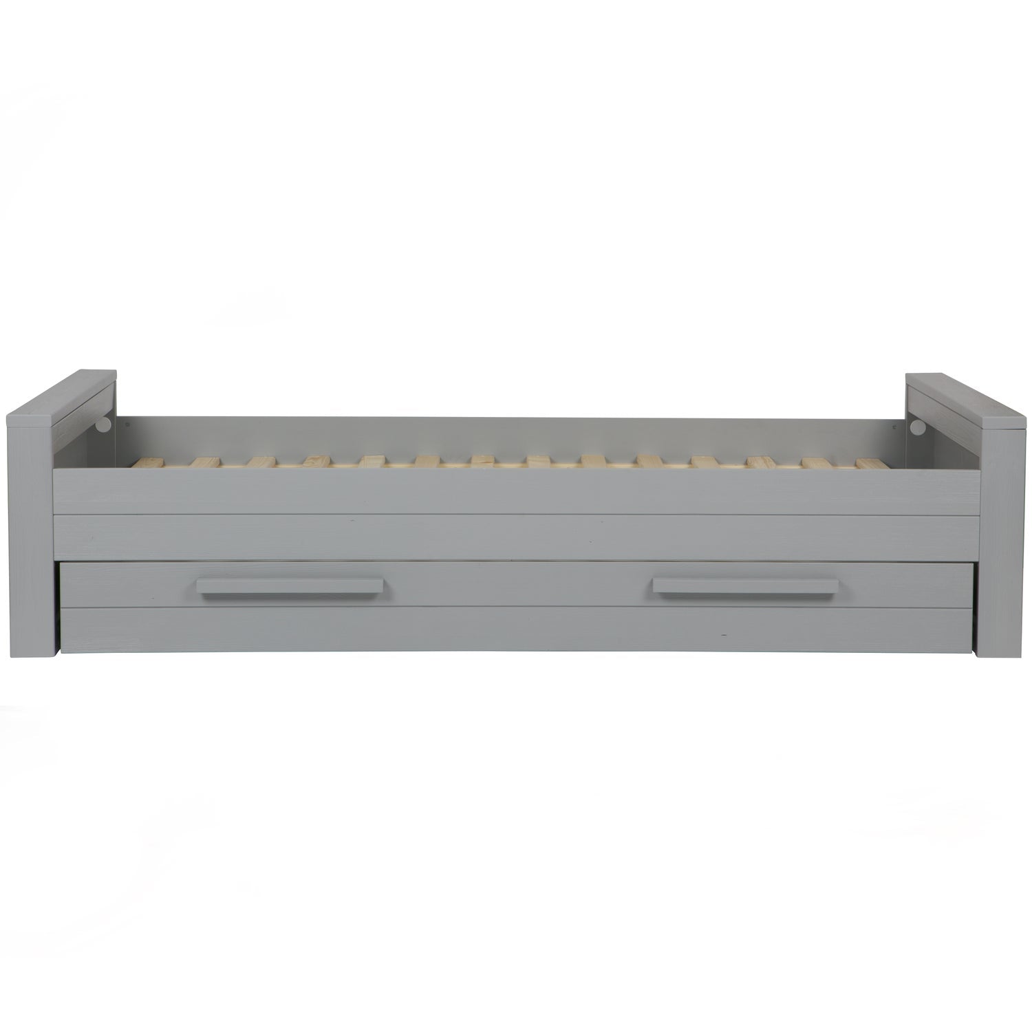 Bed DENNIS 90x200, pine, concrete grey