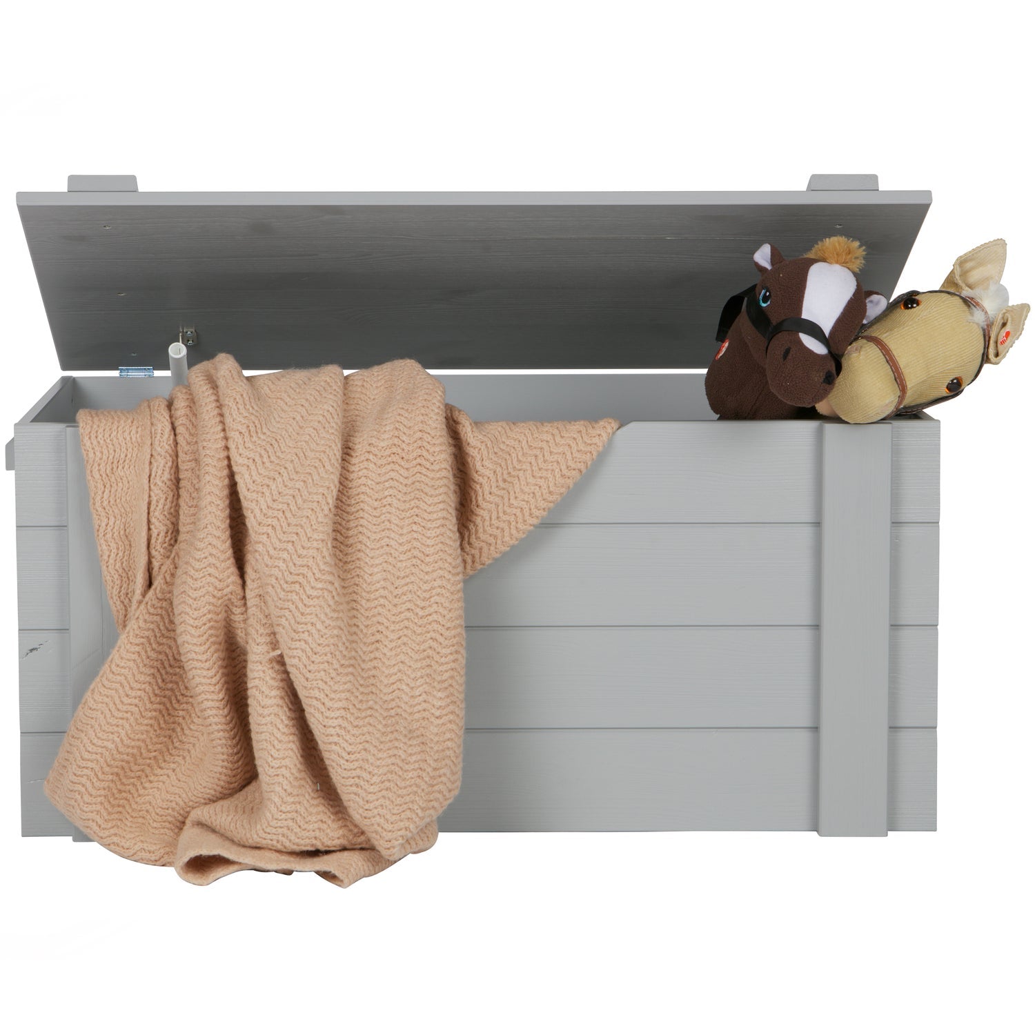 Daiktadėžė DENNIS, pušis, betono pilka