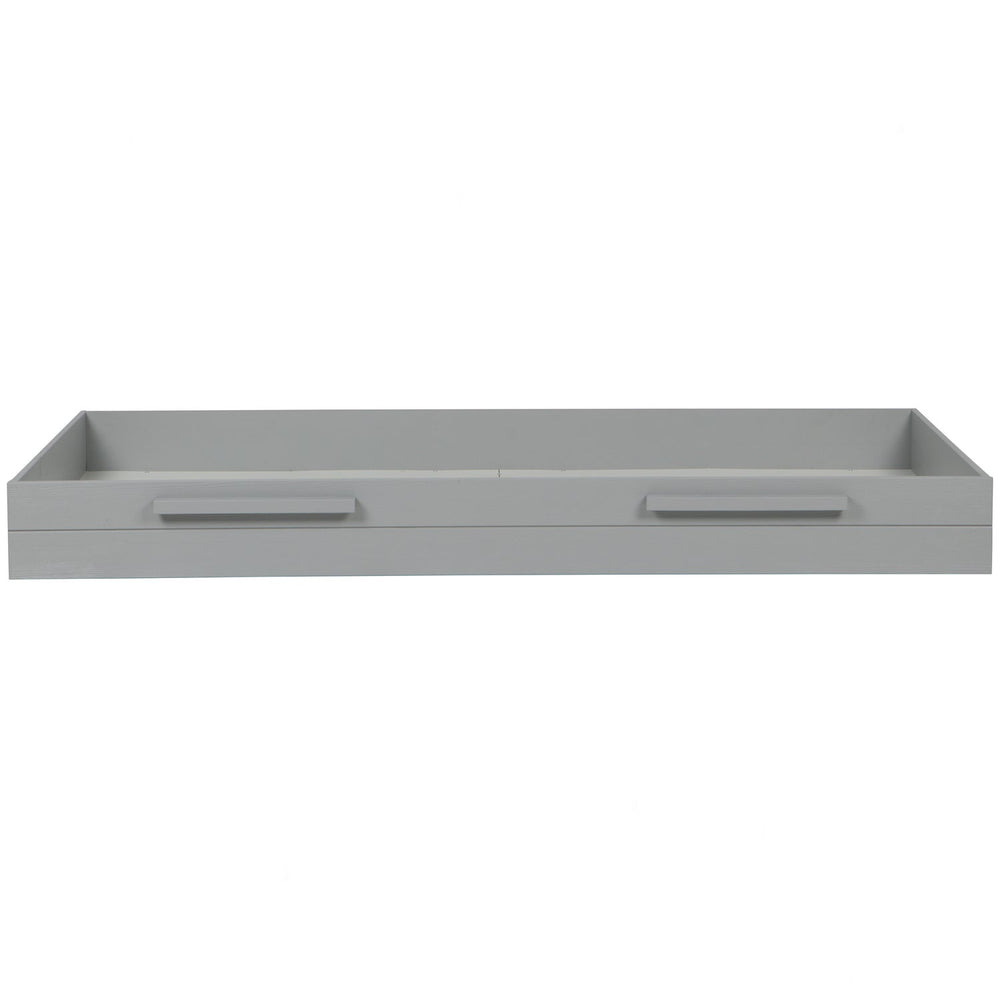 Bed drawer DENNIS, pine, concrete grey
