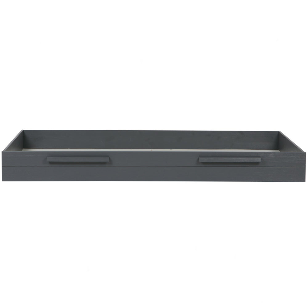 Bed drawer DENNIS, pine, steel grey