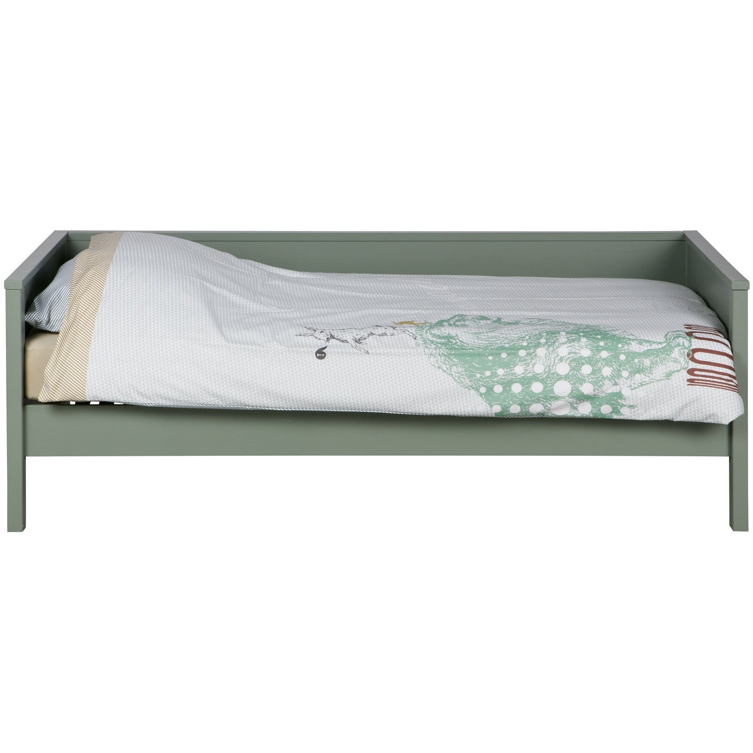 NIKKI sofa bed, pine, green