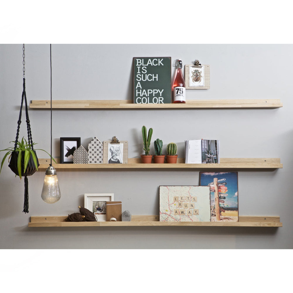 VTWONEN PHOTOFRAME SHELF OAK 170CM