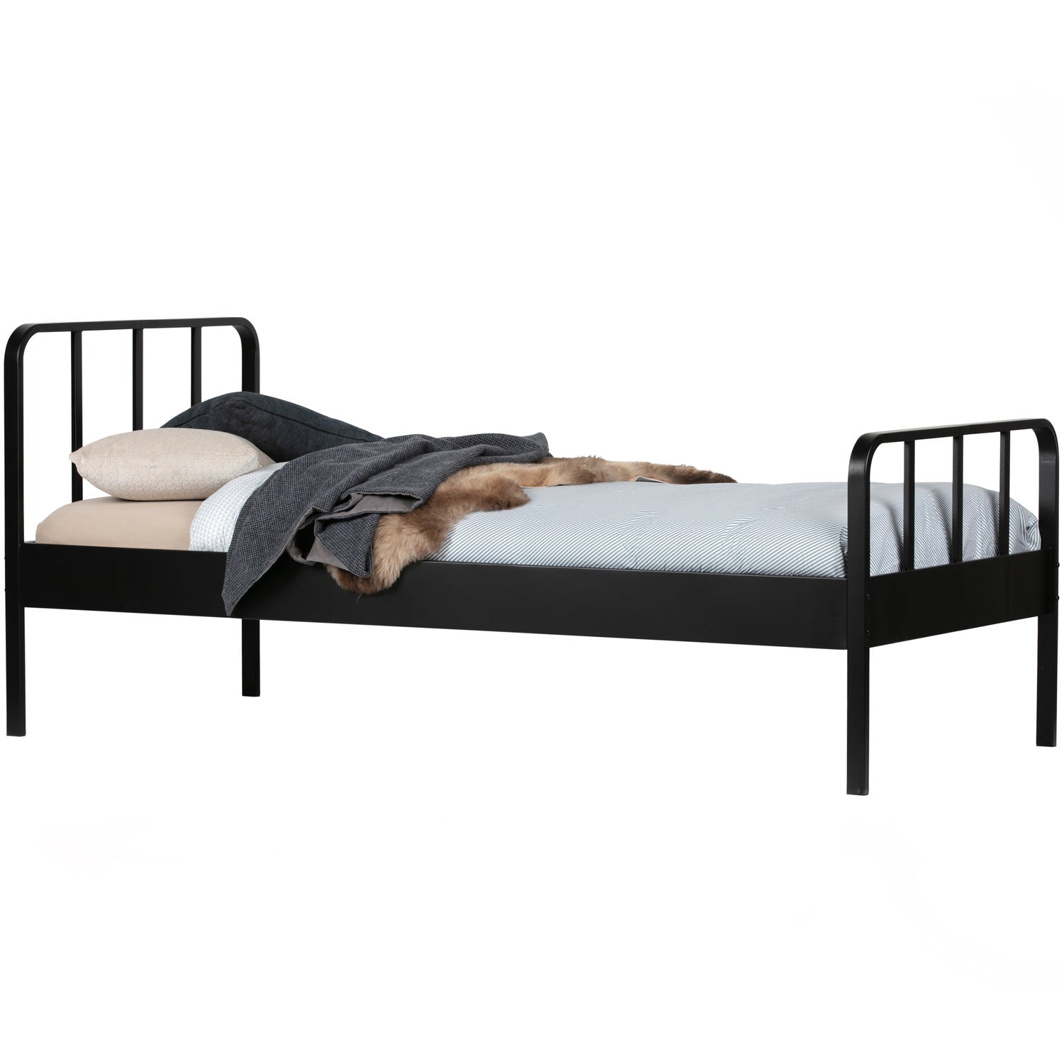 Bed MEES, metal, black