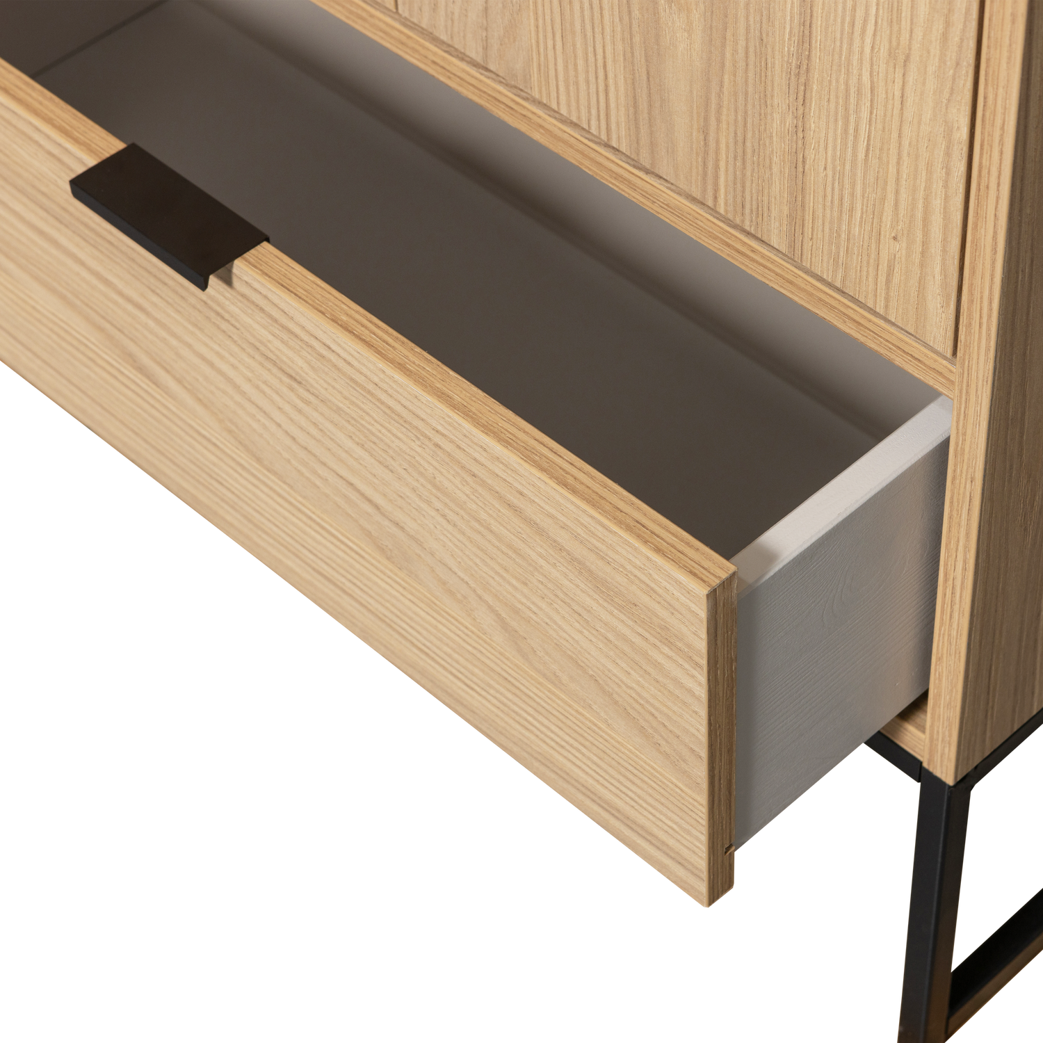 Aukšta spinta SILAS, ąžuolo dekoras