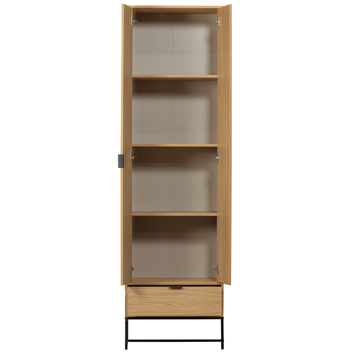 Aukšta spinta SILAS, ąžuolo dekoras