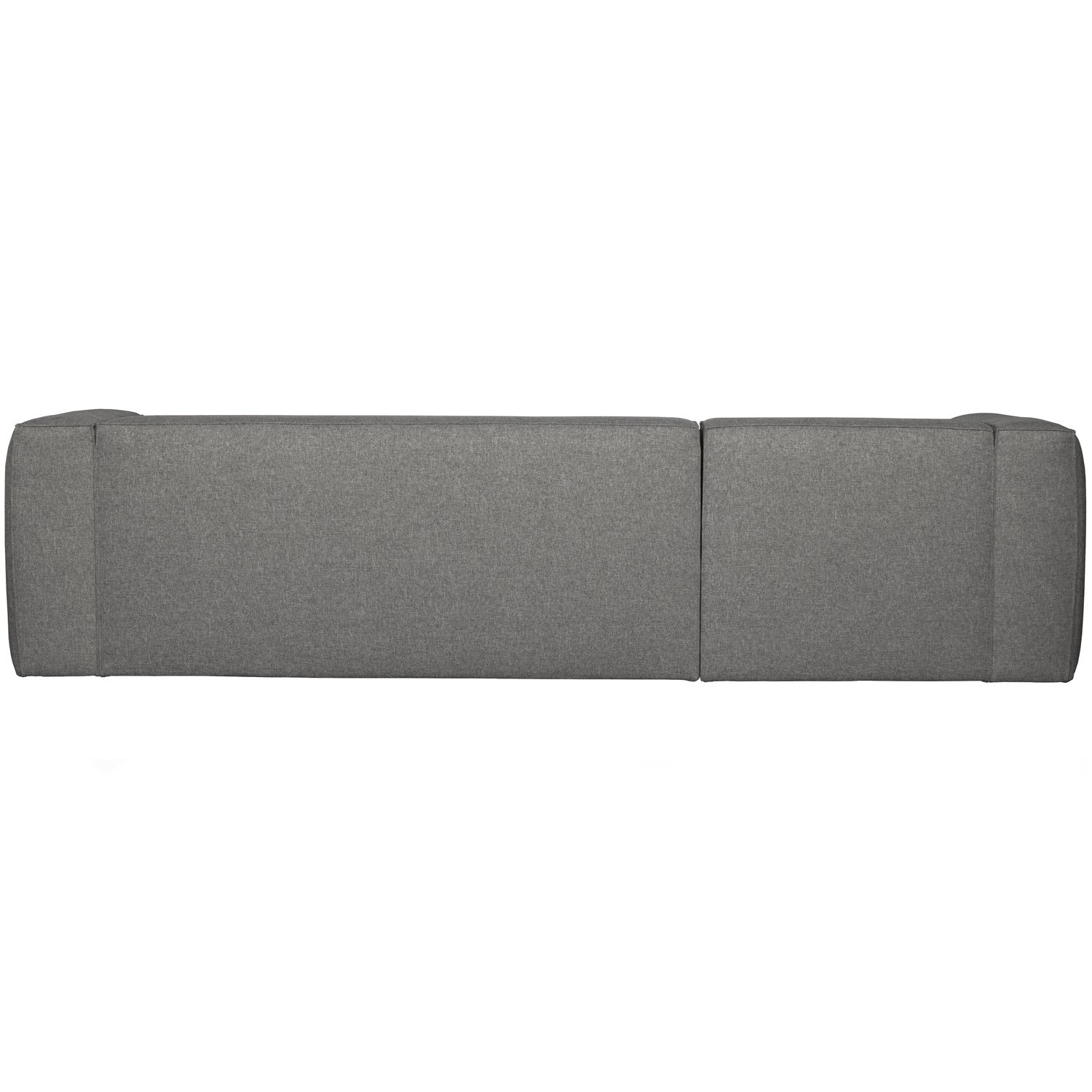 Kampinė sofa BEAN su pagalvėmis, vidutiniai pilkai melanžas