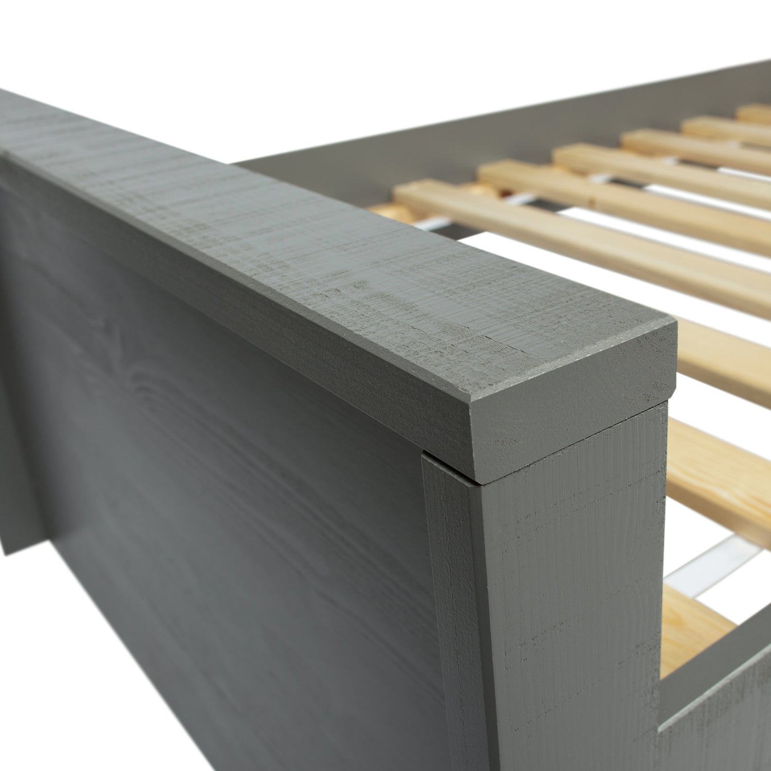 MORRIS single bed, natural pine