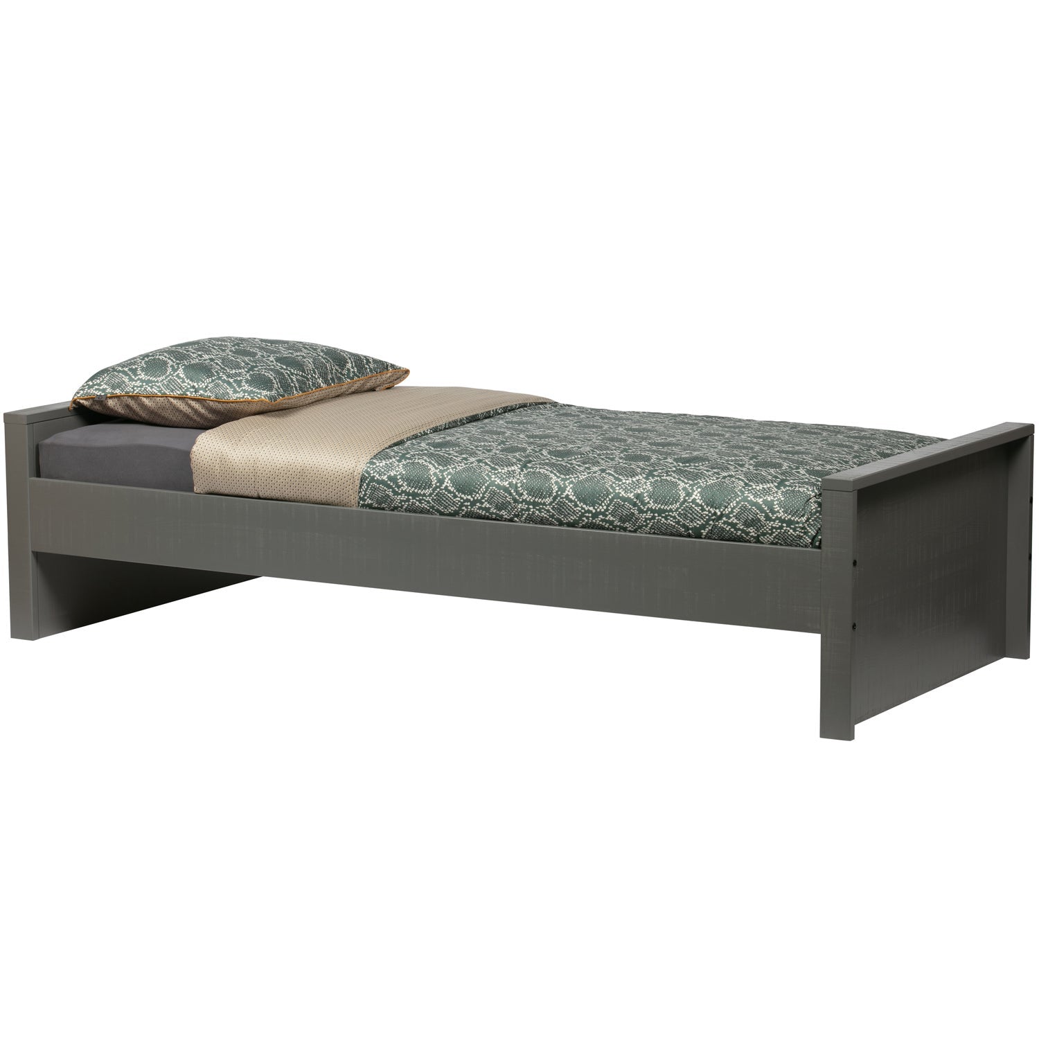 MORRIS single bed, natural pine