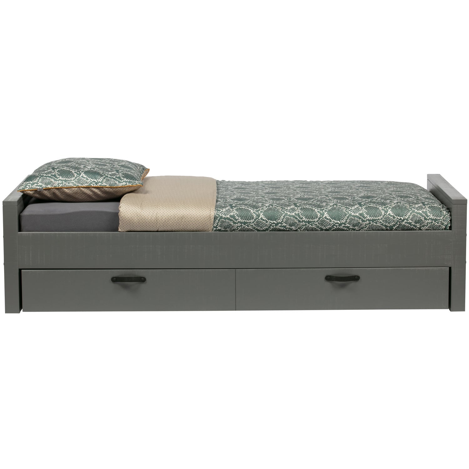 MORRIS single bed, natural pine