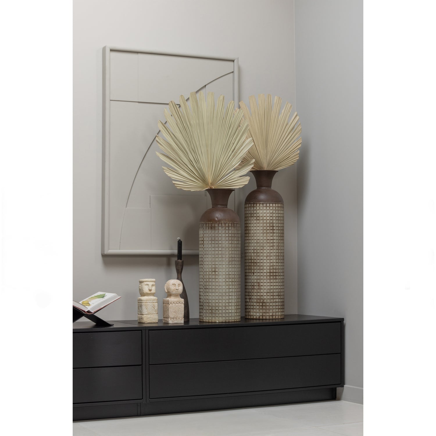 TV spintelė FINCA, 75 cm., juoda pušis