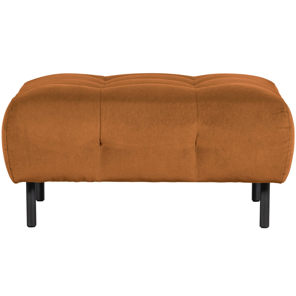 Pouf LLOYD, velour, cinnamon