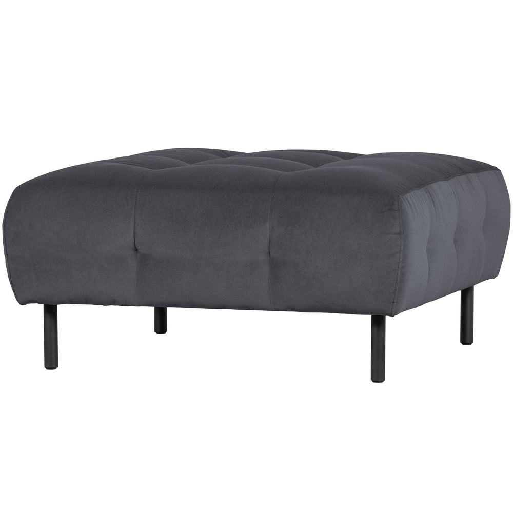 Pouf LLOYD, velour, sky blue (cloud)