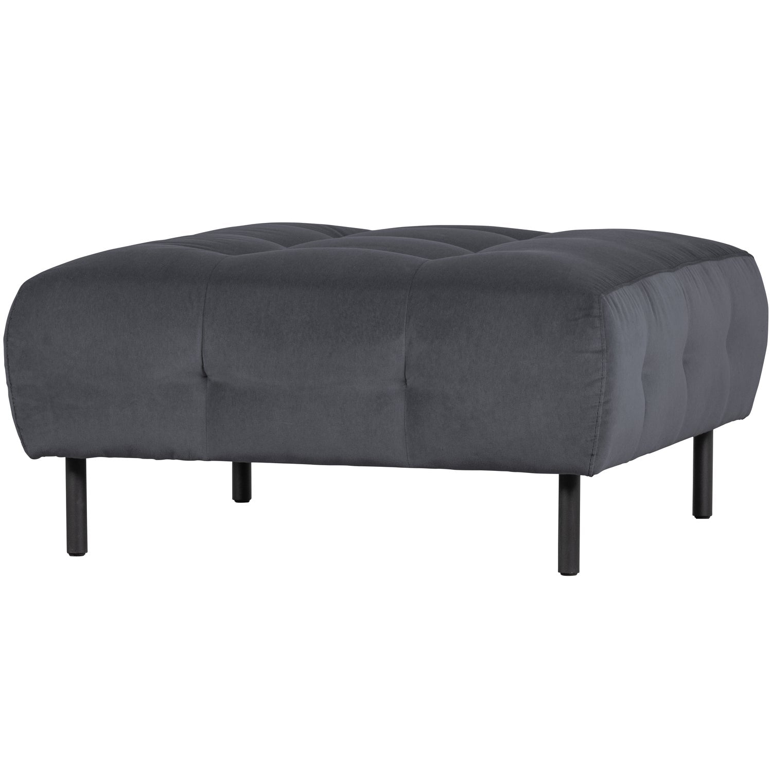 Pouf LLOYD, velour, sky blue (cloud)