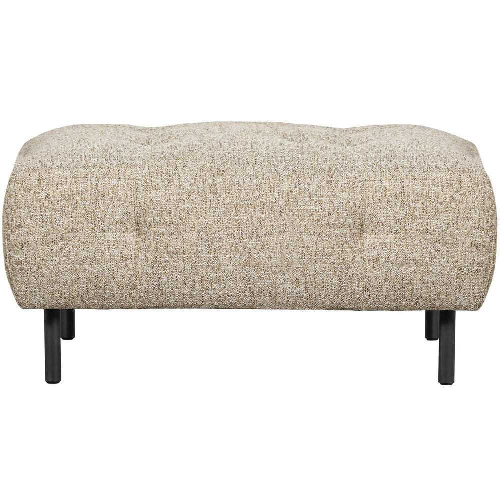 Pouf LLOYD, coarse fabric, natural melange