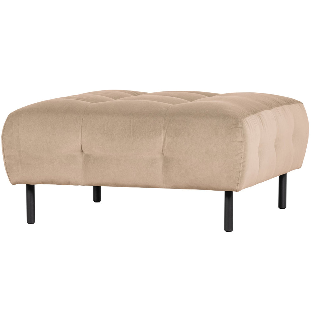 Pouf LLOYD, velour, sea salt