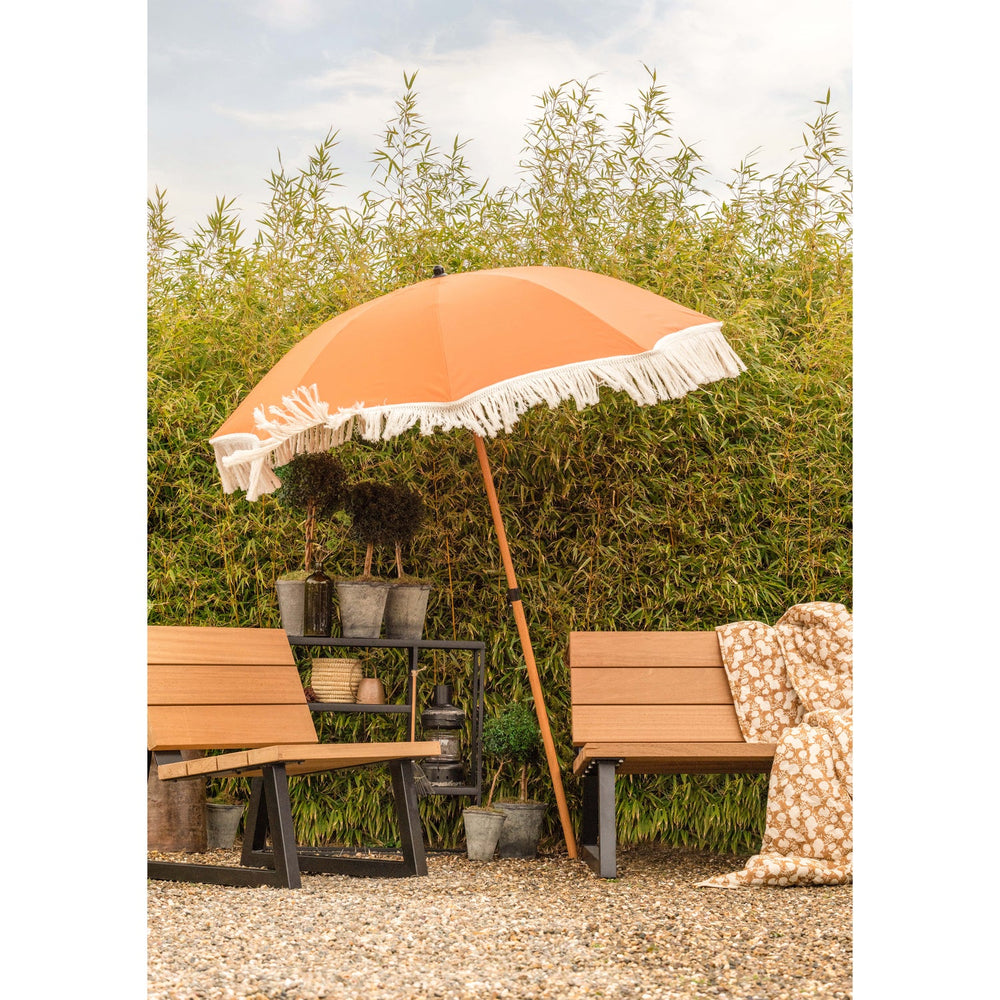 Outdoor Bench BANCO, Wood/Metal Natural