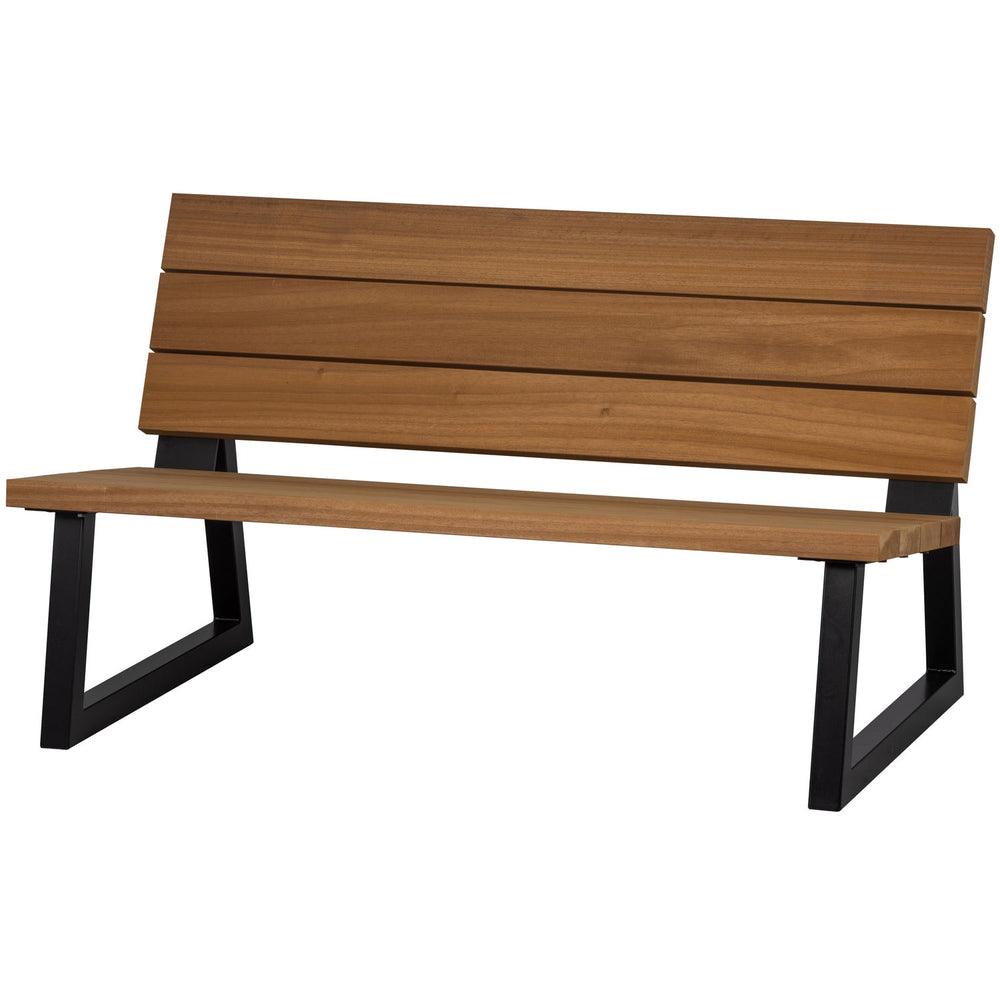 Outdoor Bench BANCO, Wood/Metal Natural