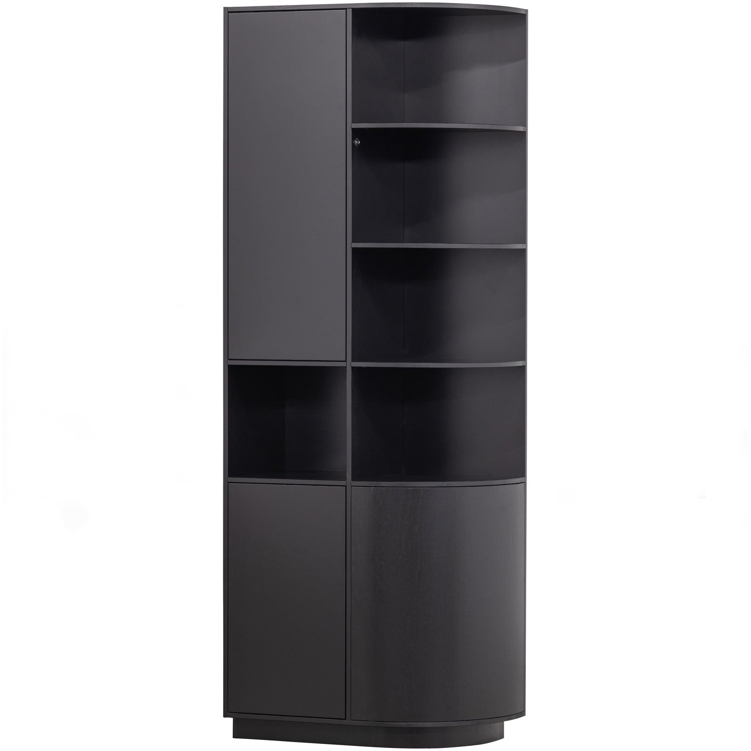 Spinta Finca, suapvalinta dešinė, gili juoda