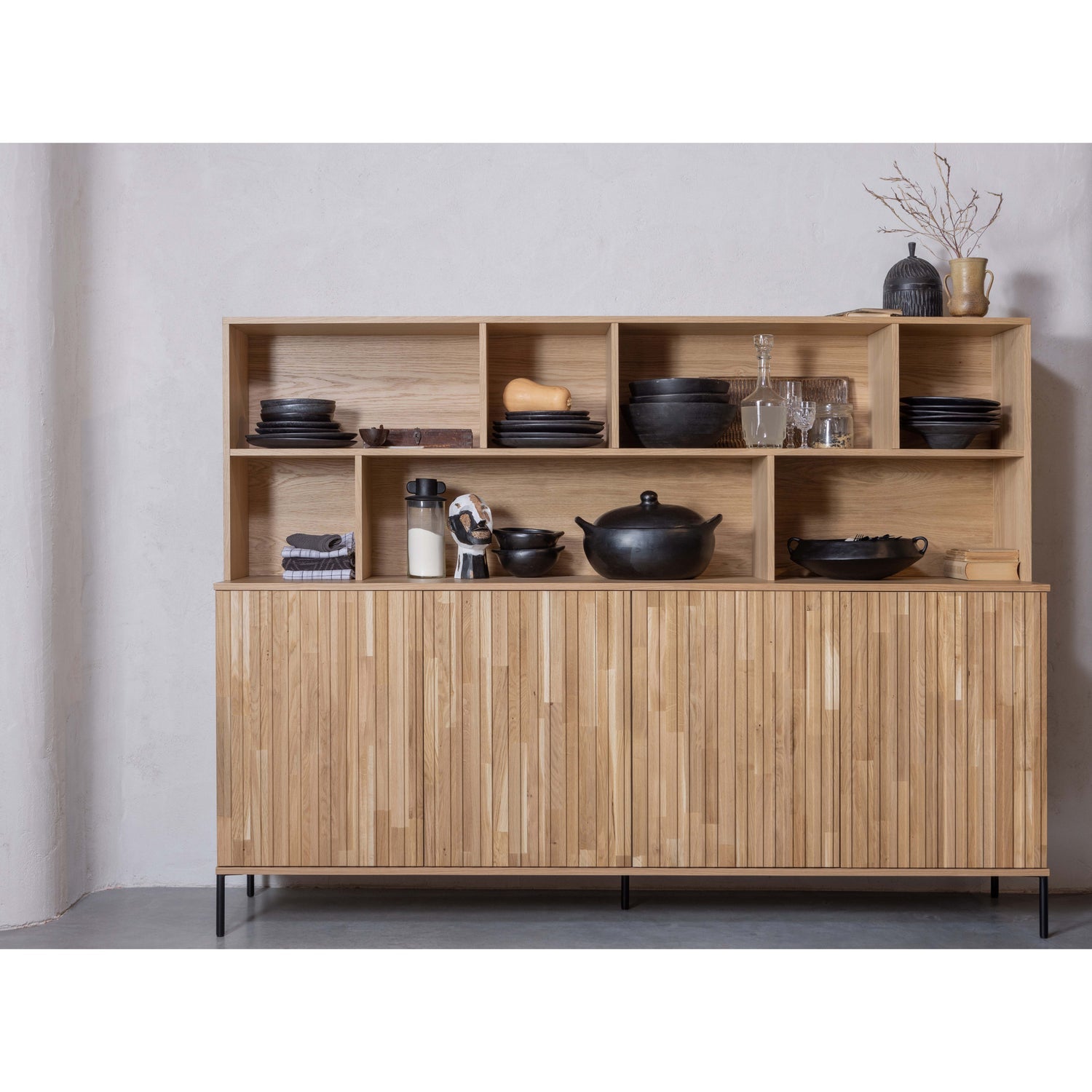 Sieninė spintelė NEW GRAVURE, ąžuolas