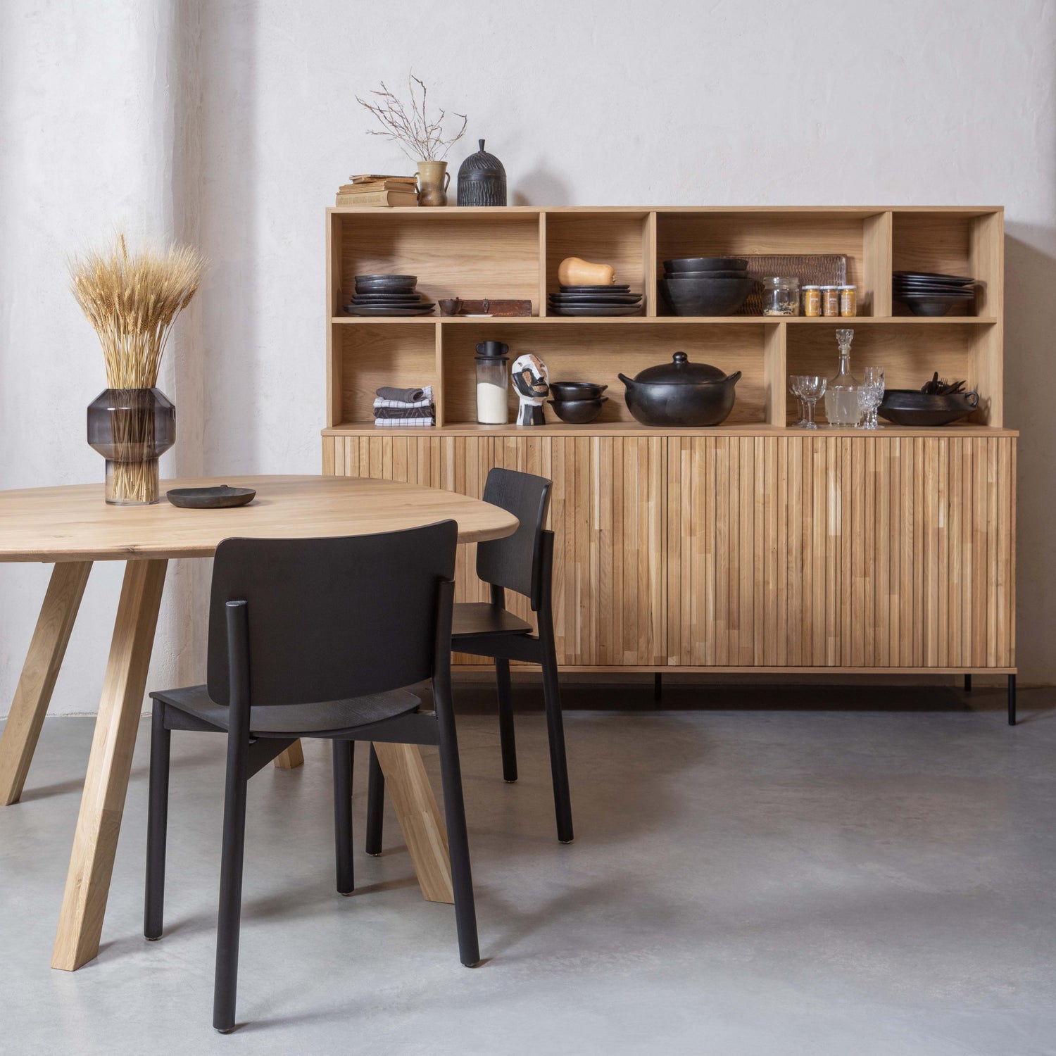 Sieninė spintelė NEW GRAVURE, ąžuolas