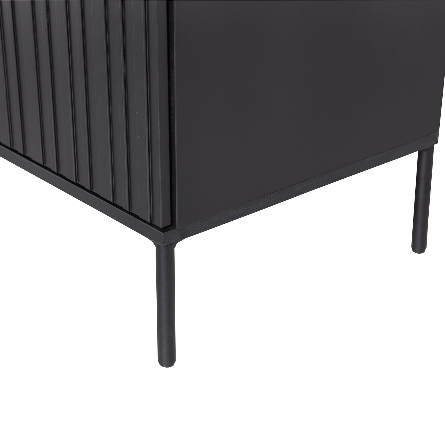 Sieninė spintelė NEW GRAVURE, pušis, juoda