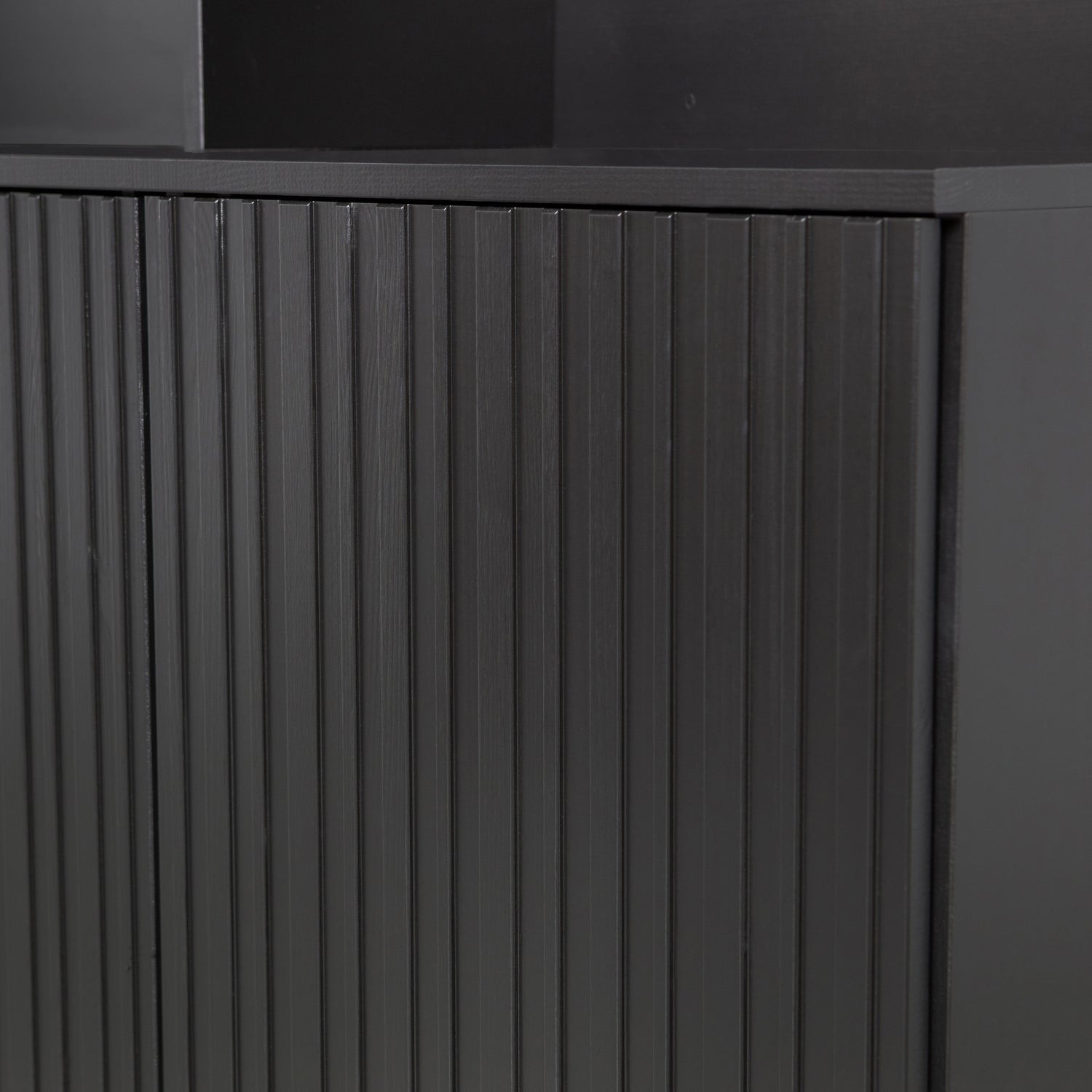 Sieninė spintelė NEW GRAVURE, pušis, juoda