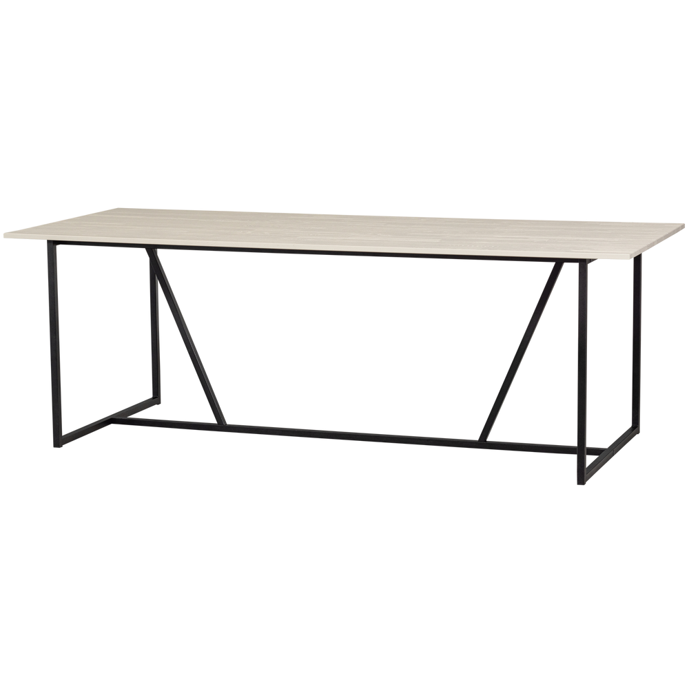 Stalas SILAS, pilkas uosis 220x90