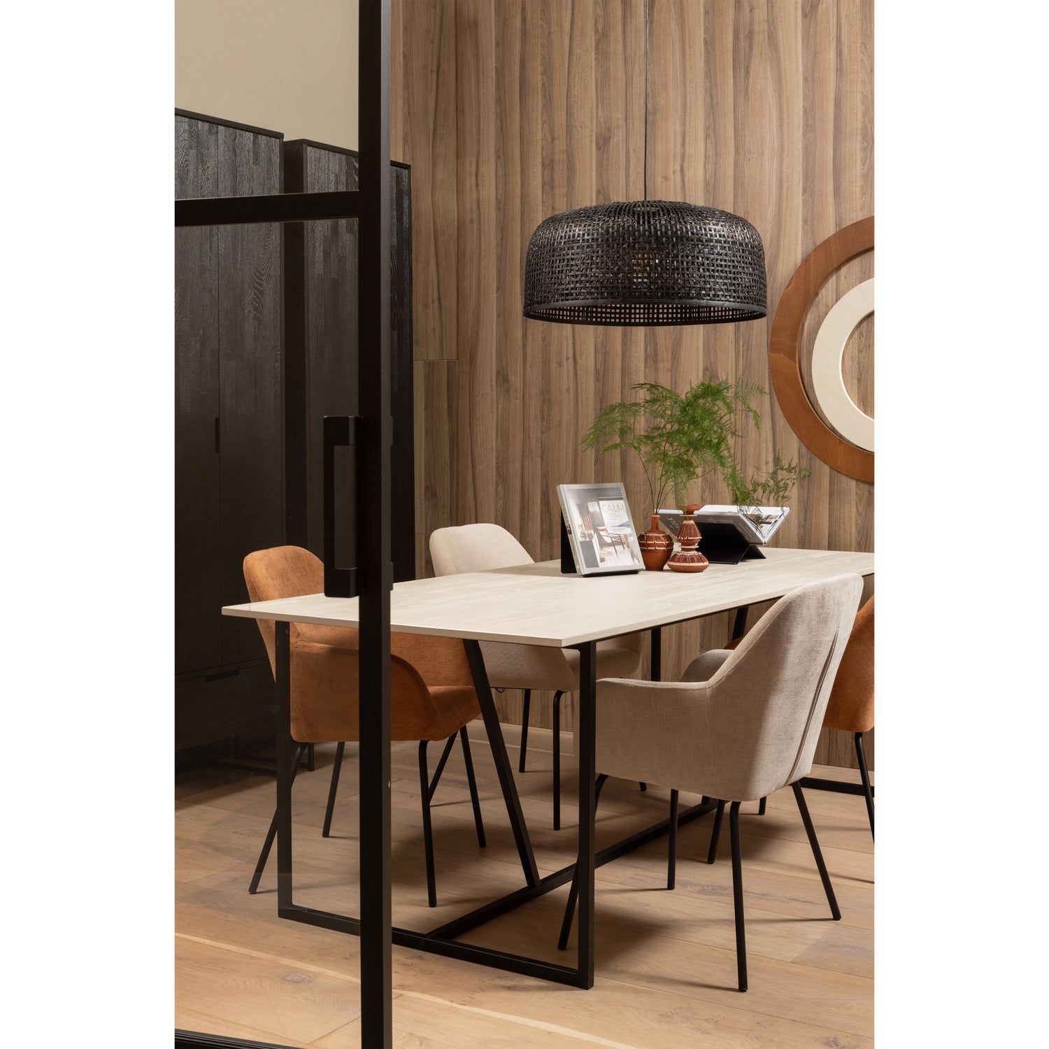Stalas SILAS, pilkas uosis 220x90