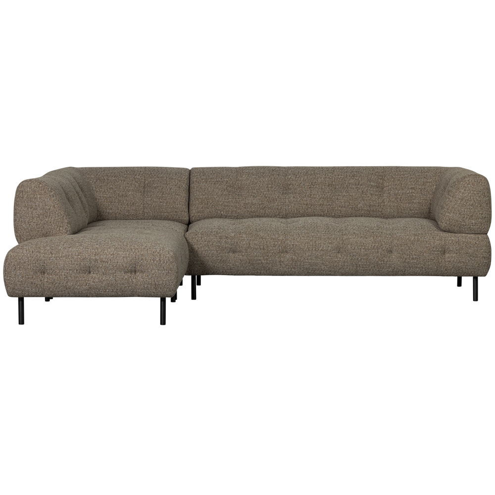 Kampinė LLOYD, kairė, stambaus audimo, dark brown melange
