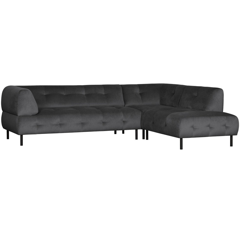 Kampinė LLOYD, dešinėje, velvetas, cast iron