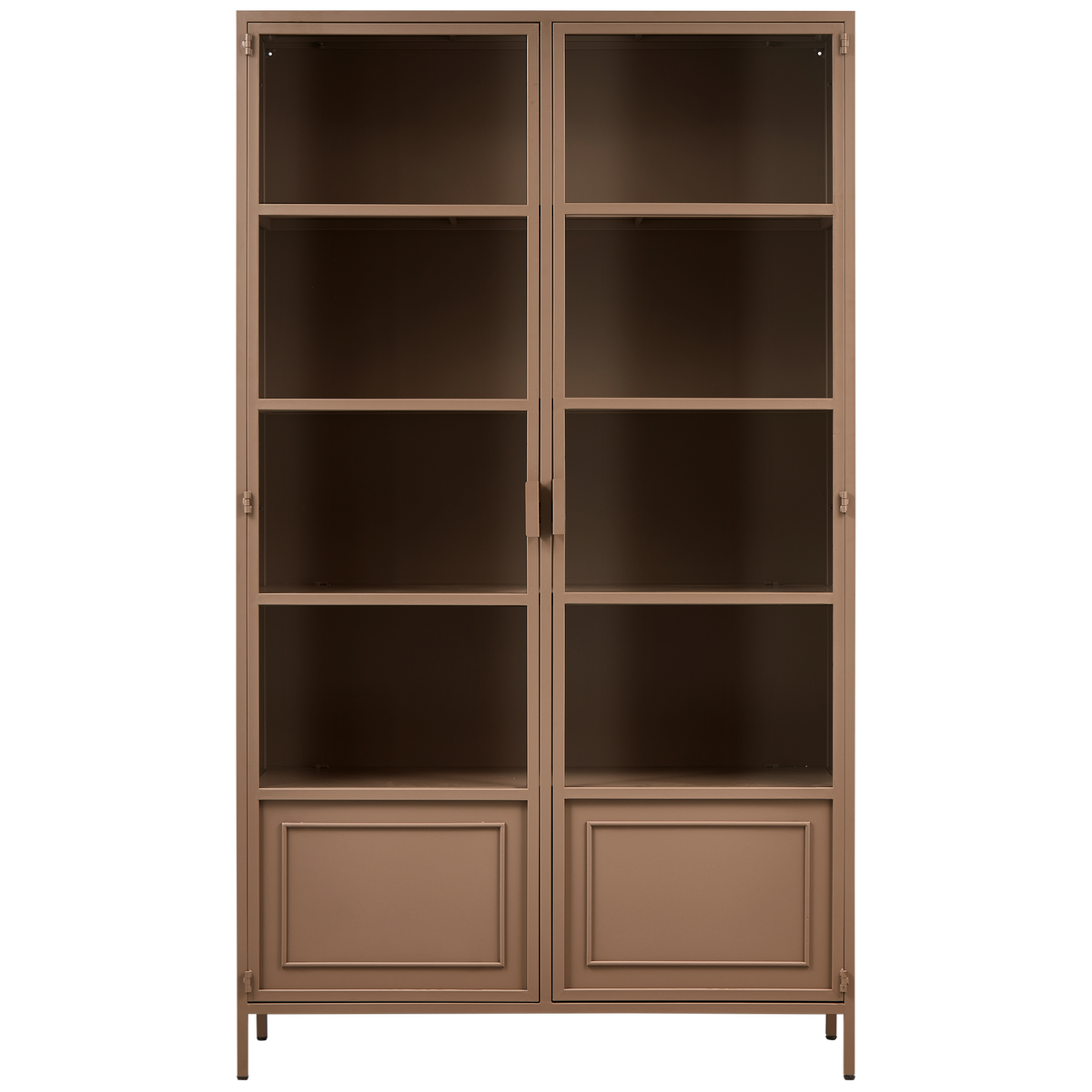 Vitrina RONJA XL, karinė ruda