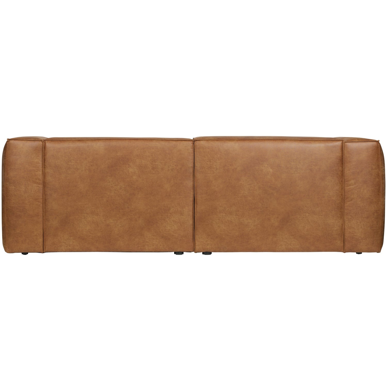 Sofa BEAN, 3,5 vietos, konjako eko oda