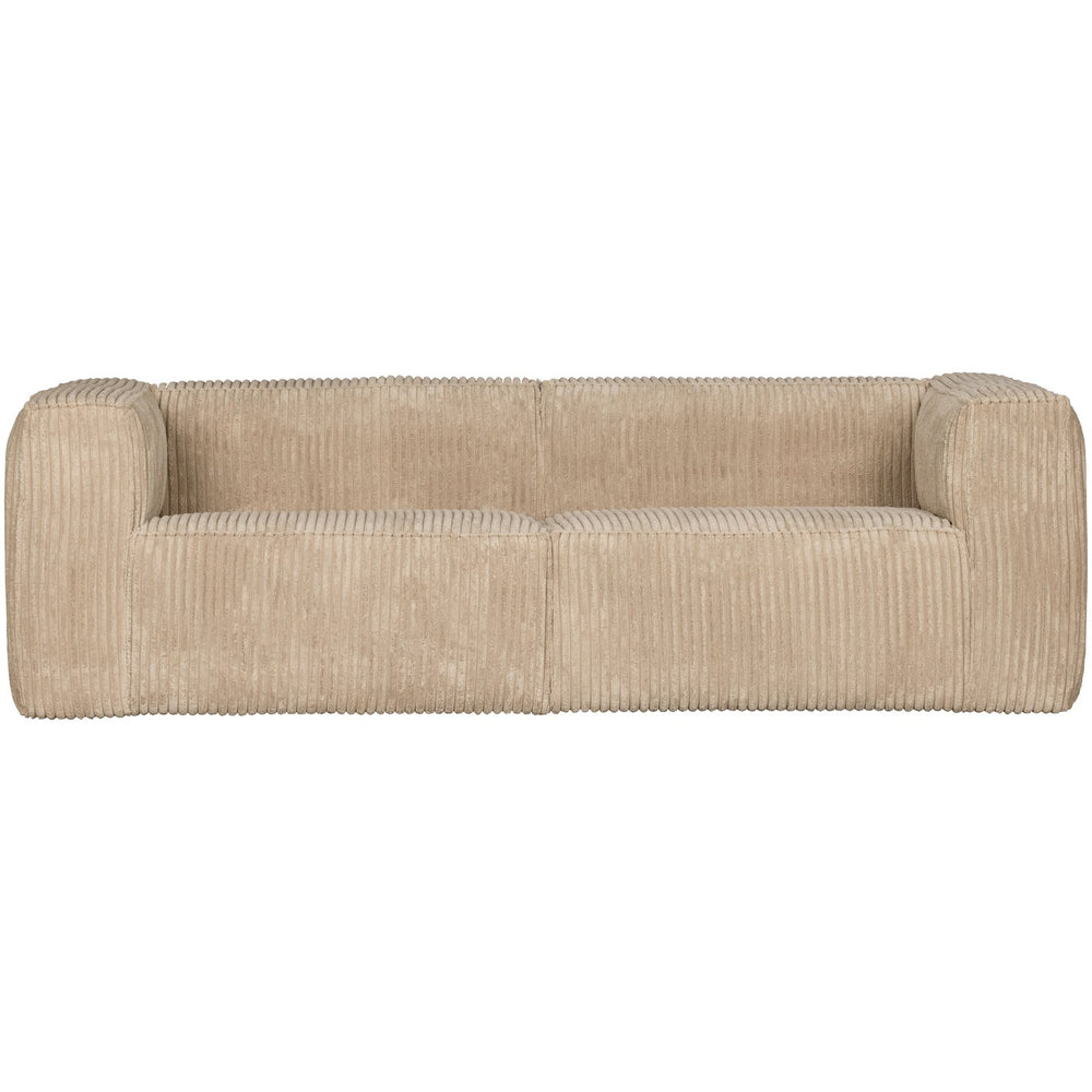 BEAN Sofa, 3.5-Seater, fabric, travertine