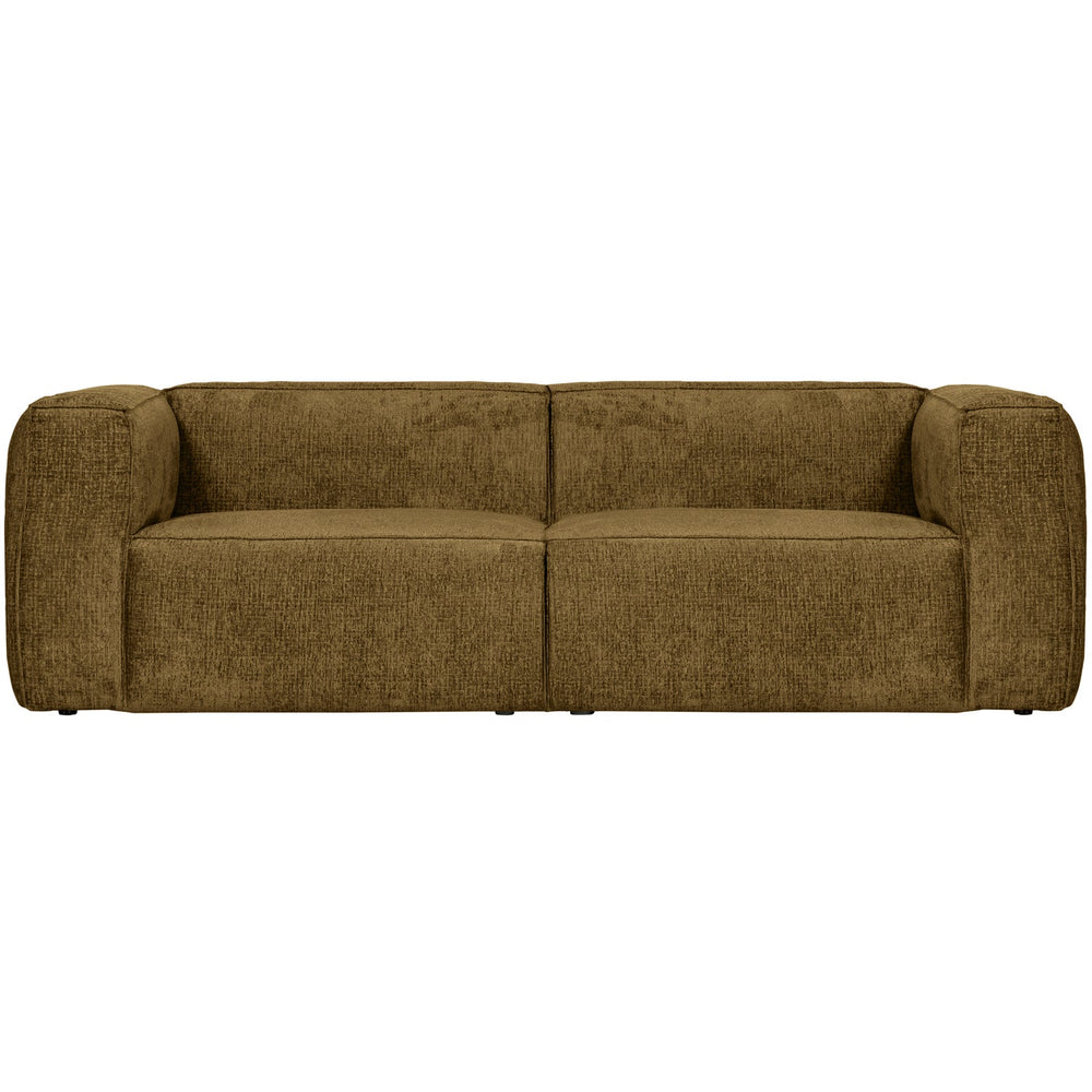 BEAN sofa, 3.5-seater, velour, spices