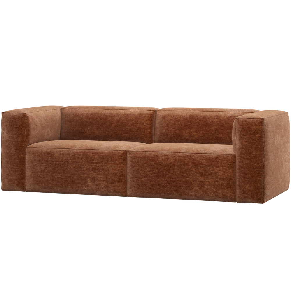 Sofa BEAN 3,5-vietė, šenilas veliūras terra