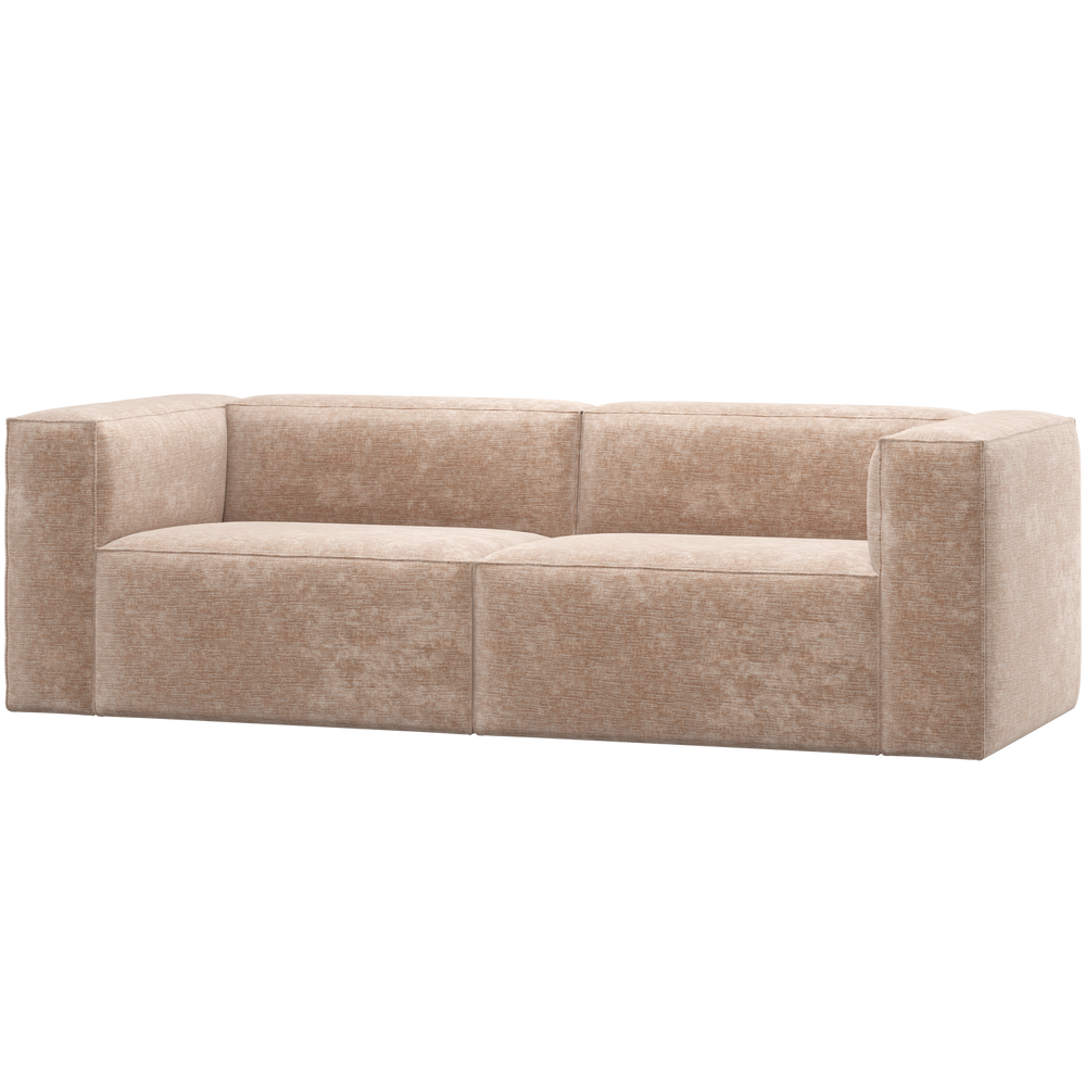 Sofa BEAN 3,5-vietė, šenilas veliūras natūrali