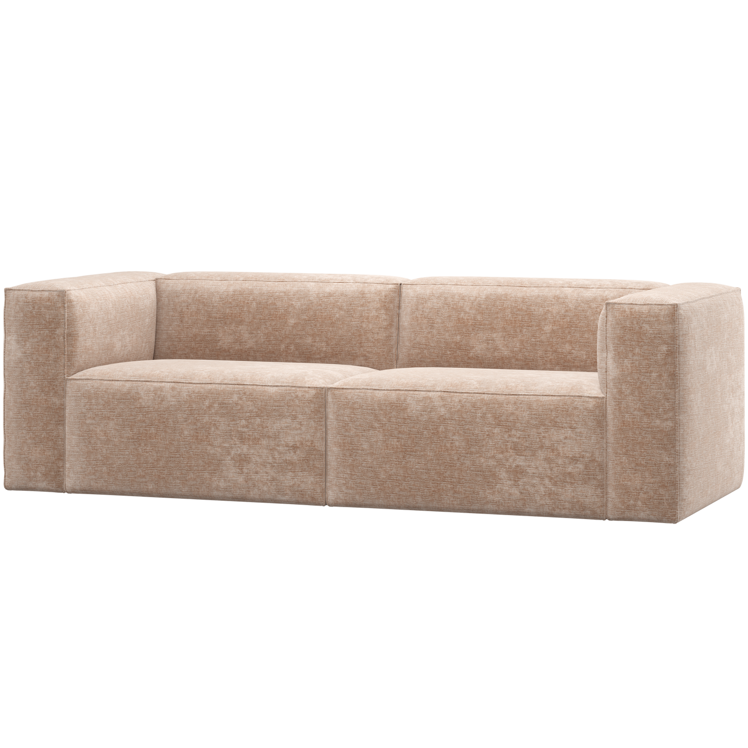 Sofa BEAN 3,5-vietė, šenilas veliūras natūrali