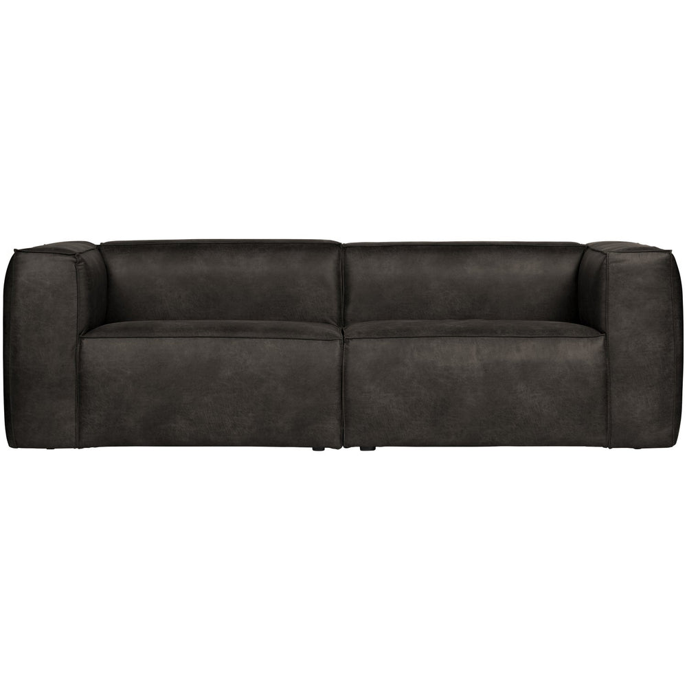 Sofa BEAN, 3.5 Seater, Eco Leather, Black