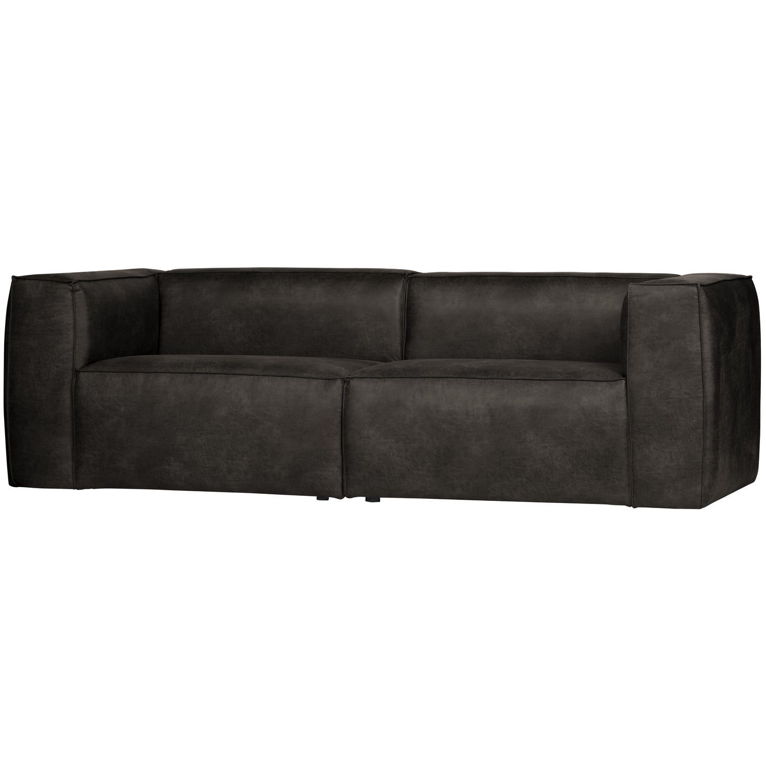 Sofa BEAN, 3.5 Seater, Eco Leather, Black