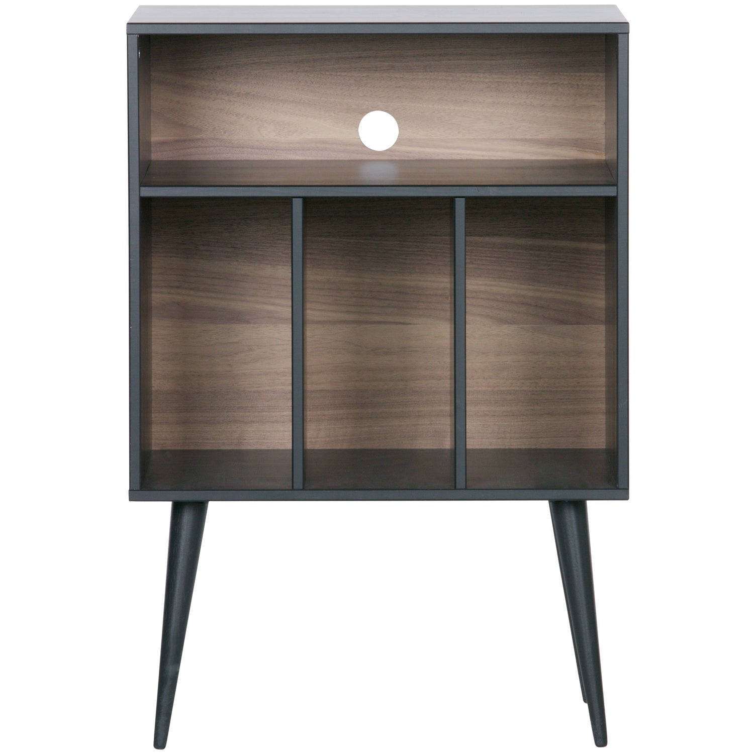 JAMES SMALL CABINET WOOD BLACK [fsc]