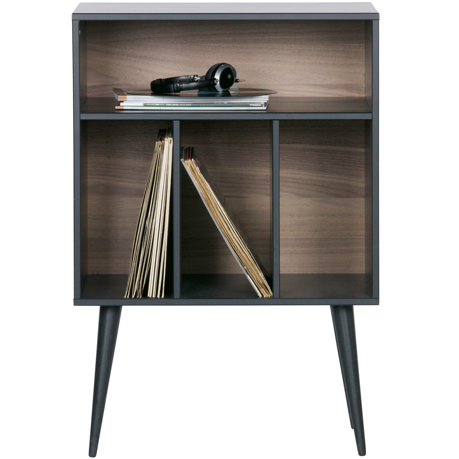 JAMES SMALL CABINET WOOD BLACK [fsc]