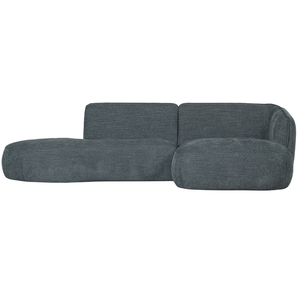 Chaise longue POLLY, right, blue/green